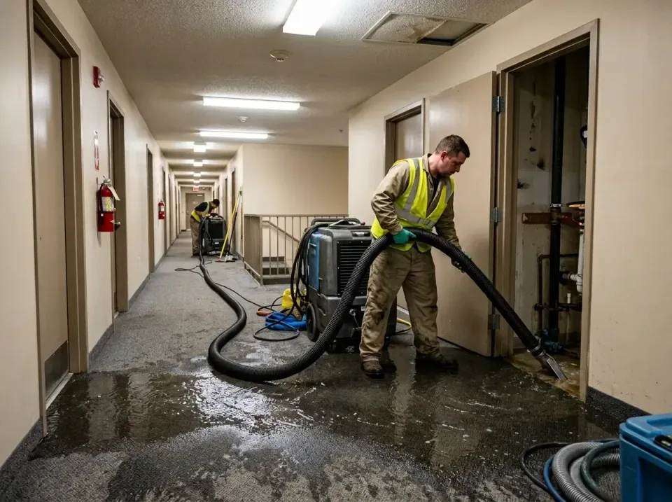 multi-unit-apartment-hallway-f-005 — frequently asked questions, Emergency Burst Pipe Water Extraction & Removal in North Da…